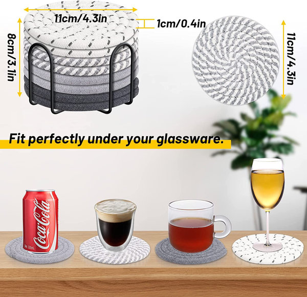 Drink on sale coaster dimensions